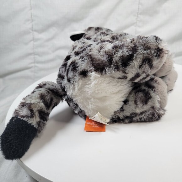 Wild Republic Pittsburgh Zoo Snow Leopard Plush Gray White 10" - Picture 7 of 8